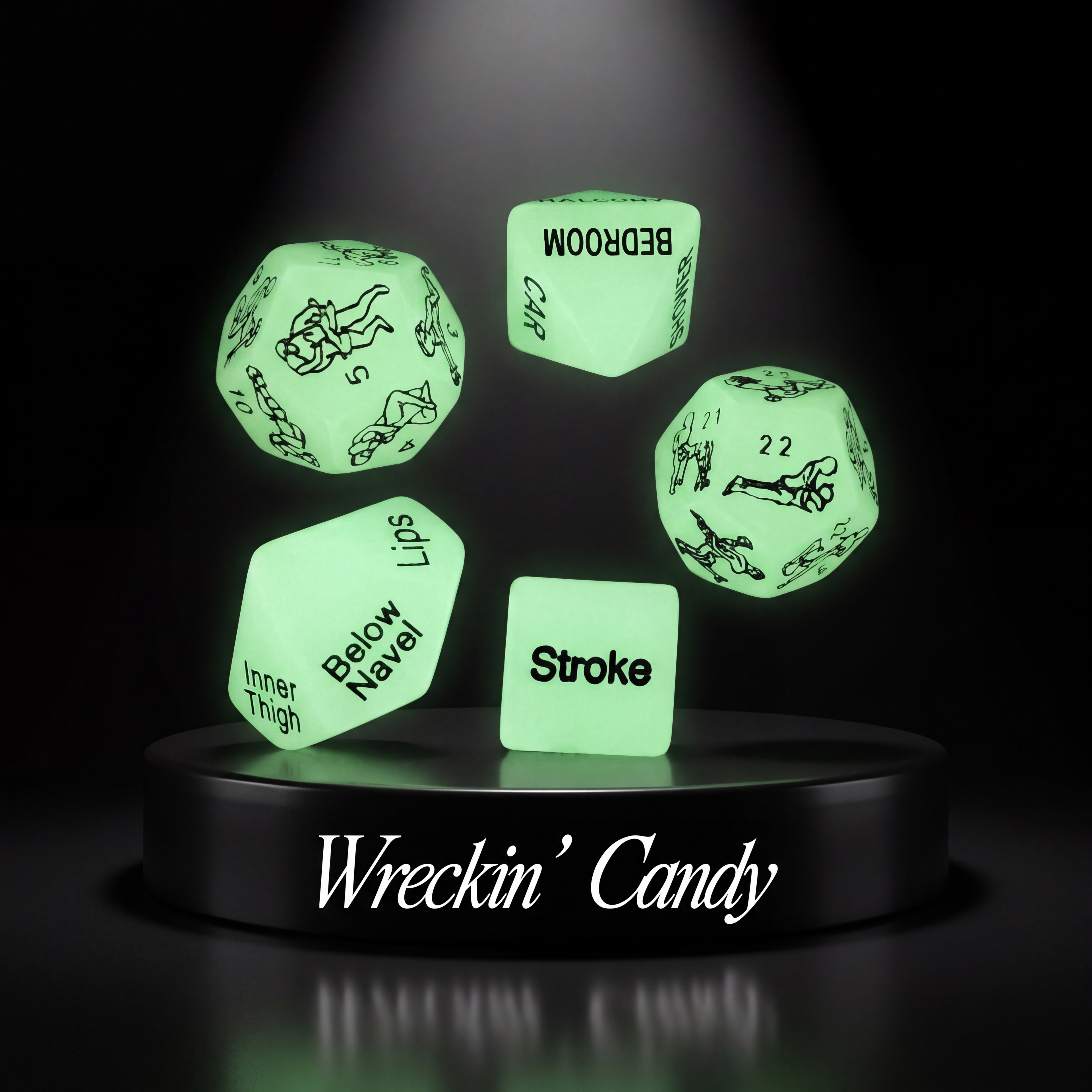 Wreckin’ Candy Luminous Dice